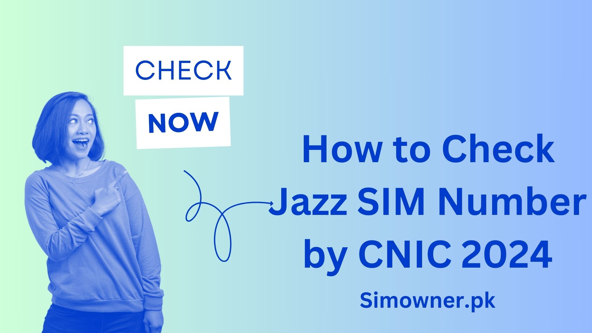 Check Jazz SIM Number by CNIC