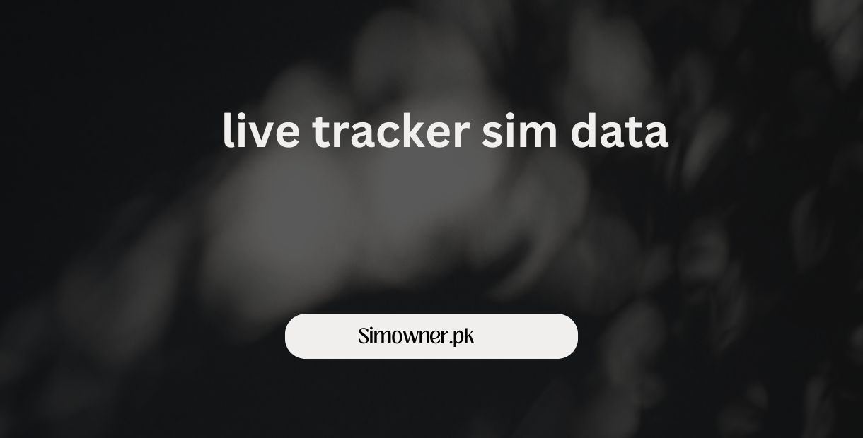 live tracker sim data